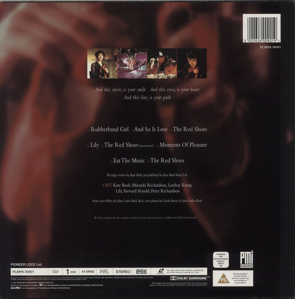 Kate Bush The Line, The Cross & The Curve Japanese laserdisc / lazerdisc 5022626009019