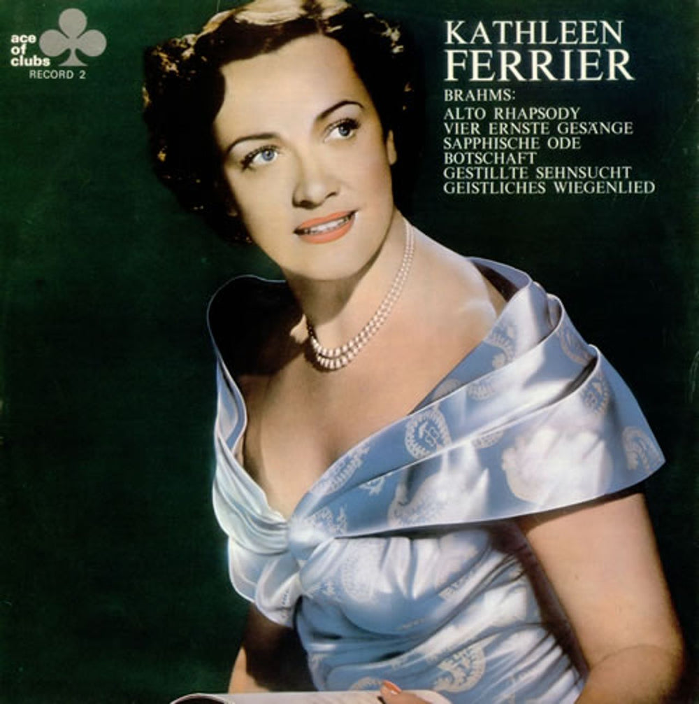 Kathleen Ferrier Alto Rhapsody & Vier Ernste Gesange UK vinyl LP album (LP record) ACL306