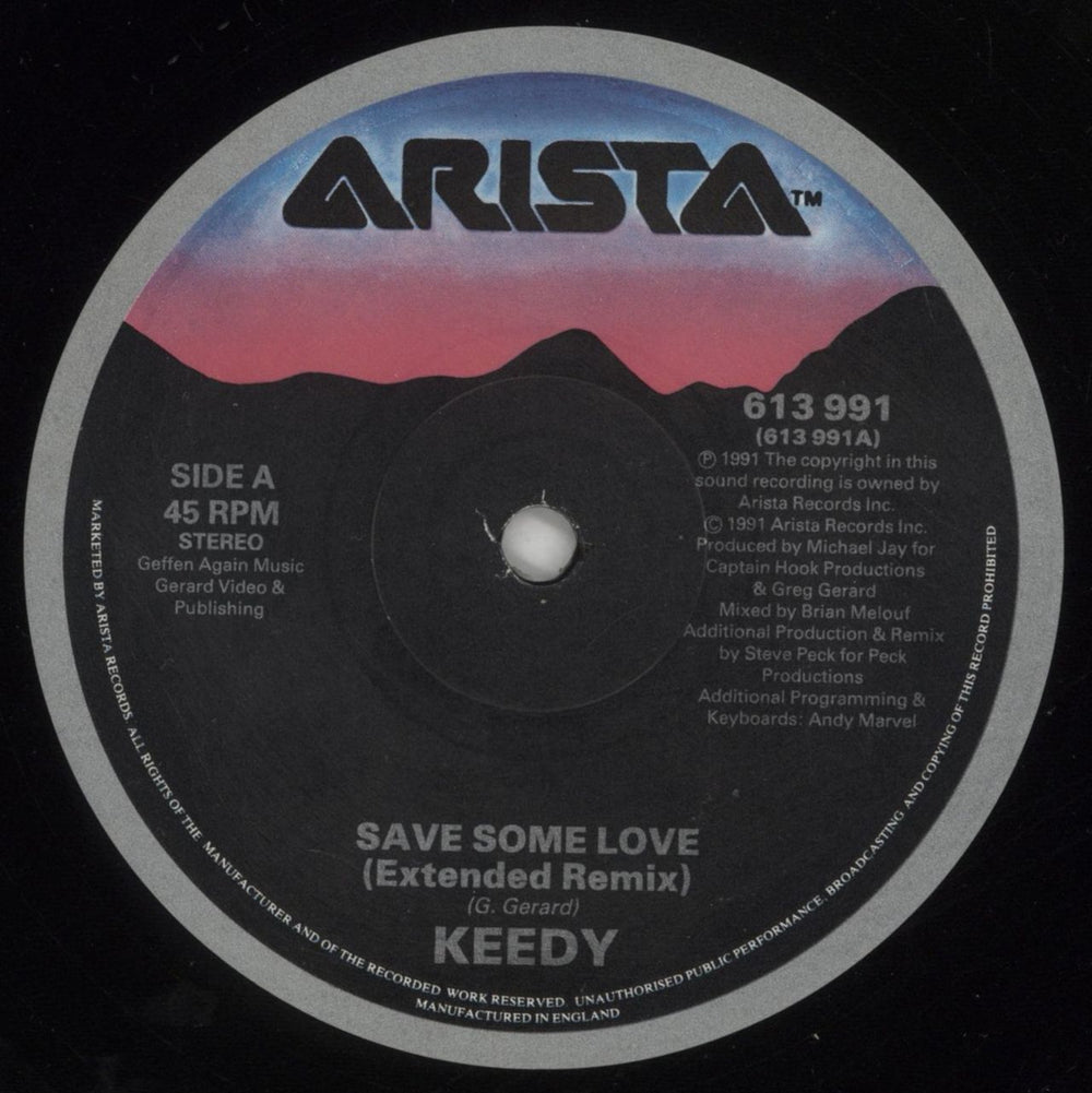 Keedy Save Some Love UK 12" vinyl single (12 inch record / Maxi-single) 8EN12SA865051