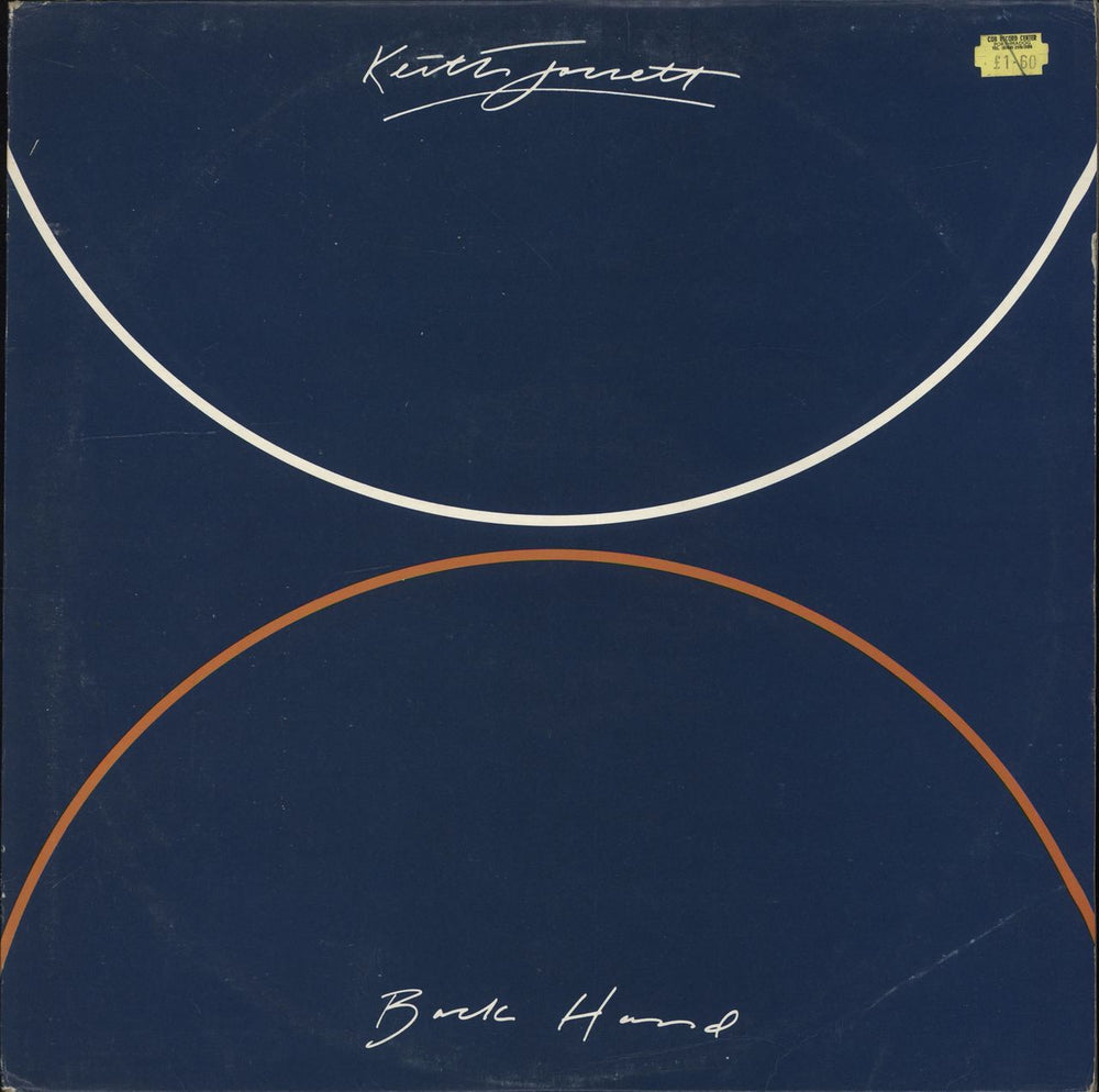 Keith Jarrett Back Hand UK vinyl LP album (LP record) IMPL8012