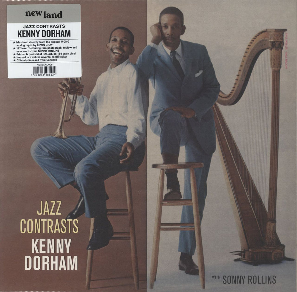 Kenny Dorham Jazz Contrasts - 180gm UK vinyl LP album (LP record) NEWLAND006