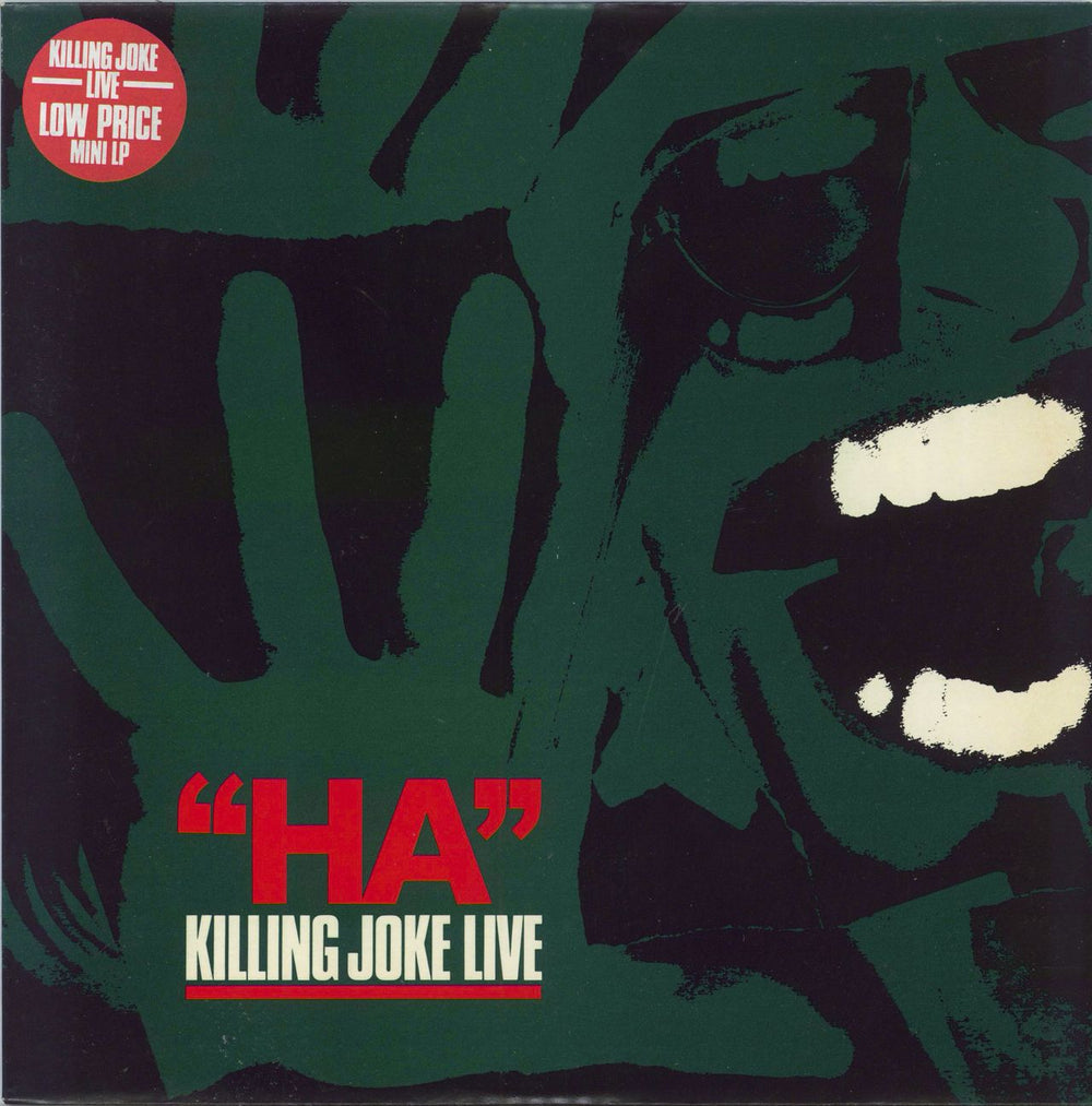 Killing Joke "Ha" Killing Joke Live UK 10" vinyl single (10 inch record) EGMDT4