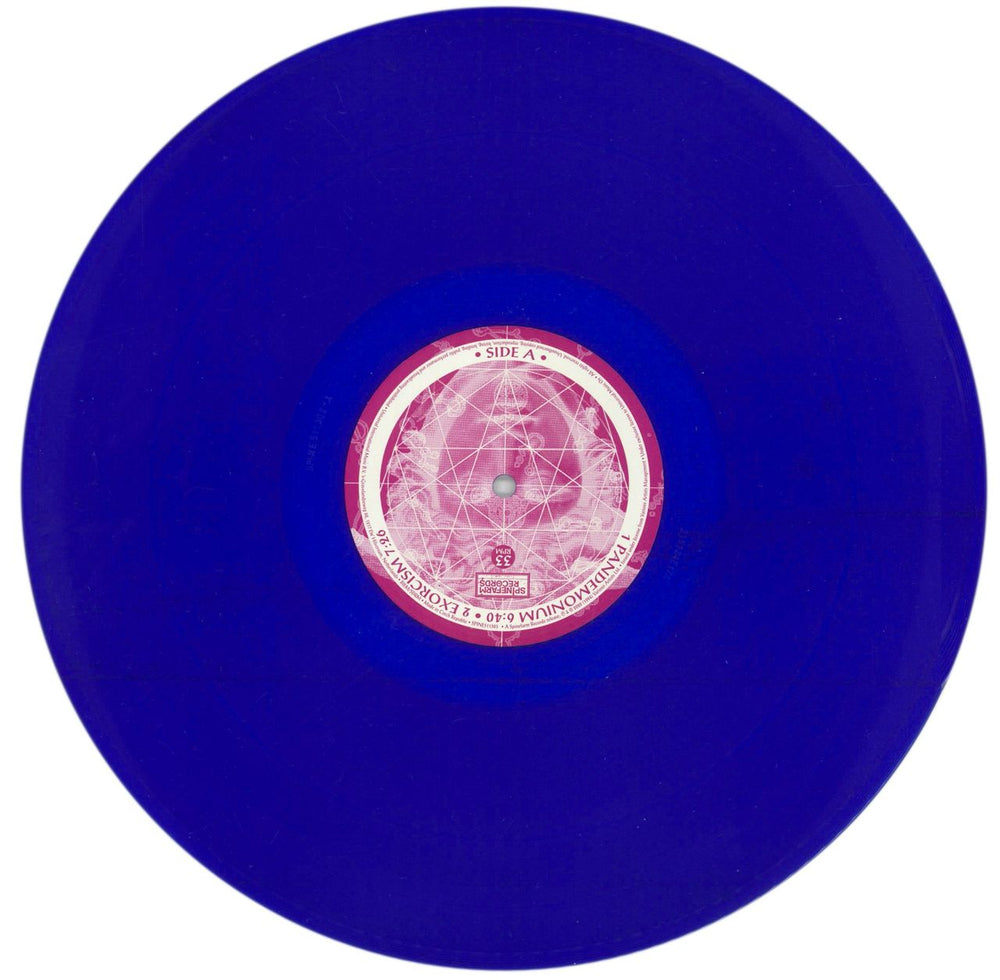 Killing Joke Pandemonium - Blue & Clear Vinyl UK 2-LP vinyl record set (Double LP Album) KIL2LPA866256