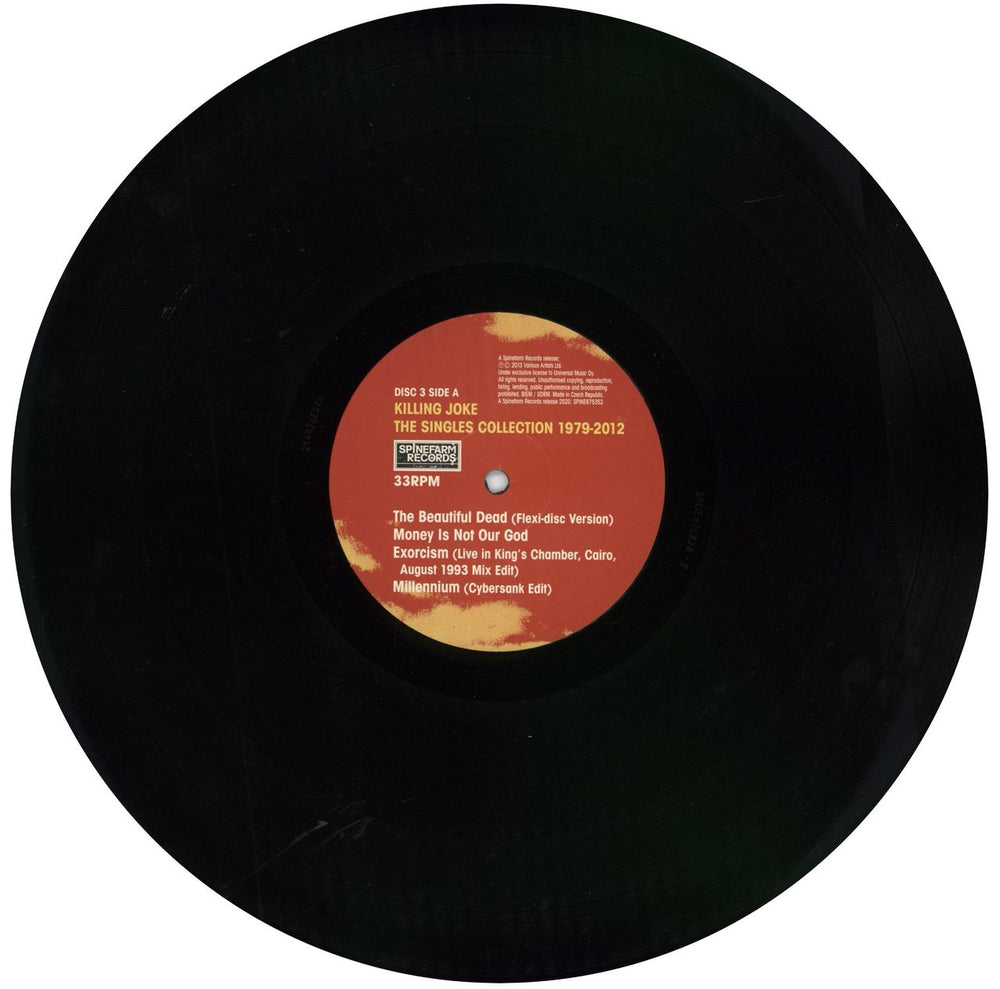 Killing Joke The Singles Collection: 1979 – 2012 - Coloured Vinyl UK 4-LP vinyl album record set