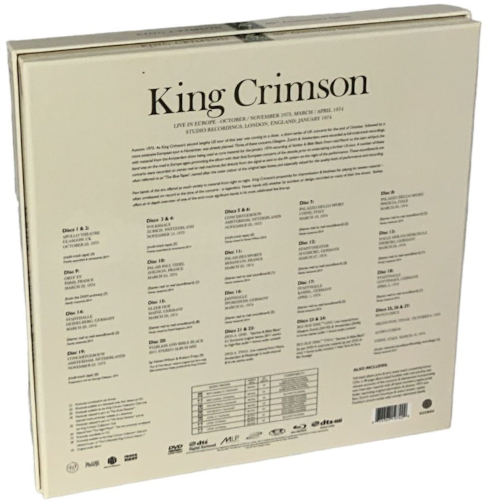 King Crimson Starless - 40th Anniversary Series UK CD Album Box Set 633367197429