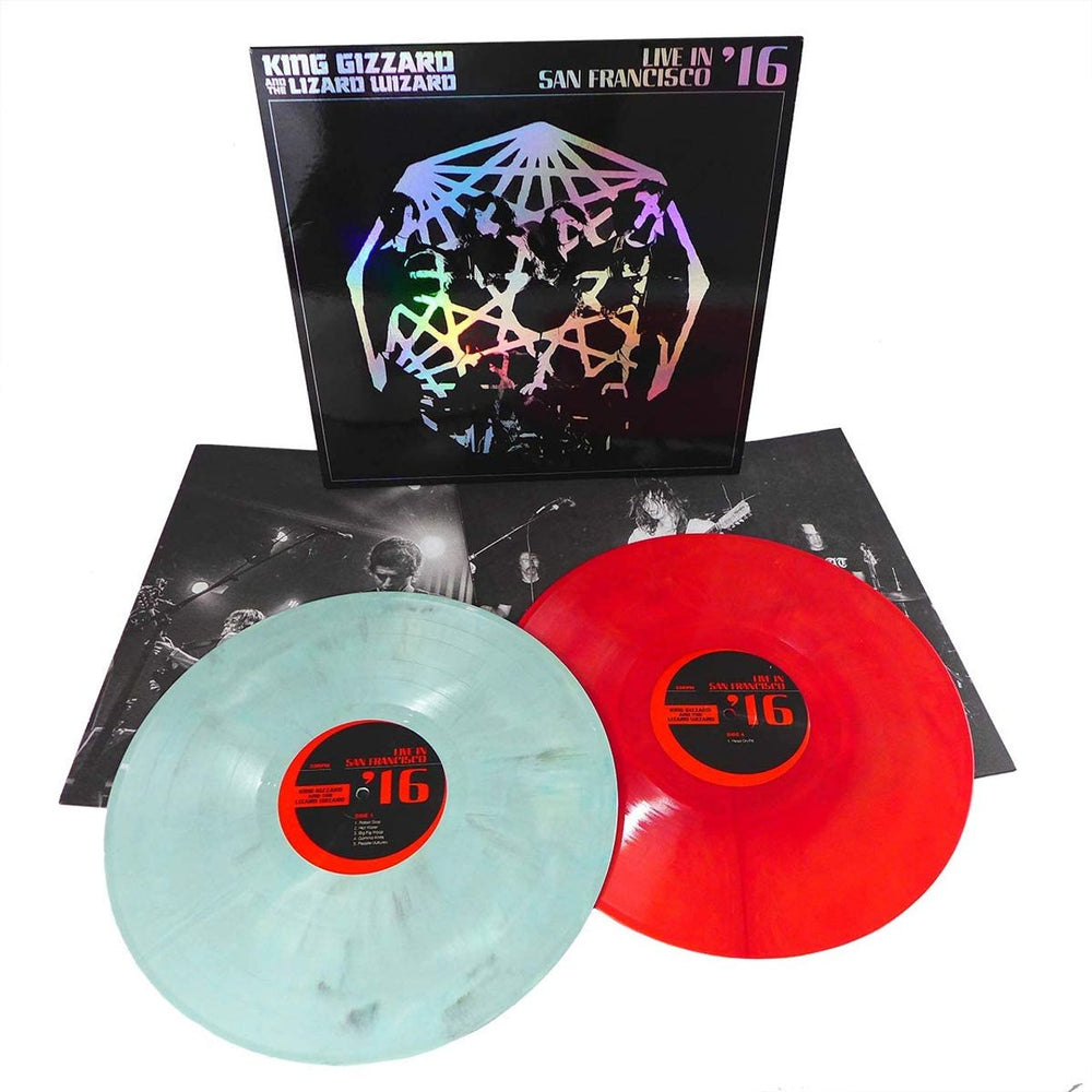 King Gizzard And The Lizard Wizard Live In San Francisco '16 - Deluxe Edition - Sunburst Coloured Vinyl US 2-LP vinyl record set (Double LP Album) KZS2LLI807909