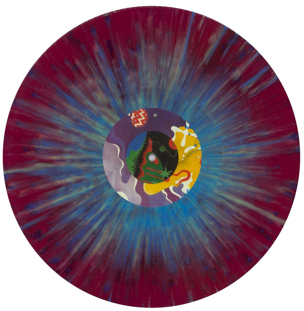 King Gizzard And The Lizard Wizard Quarters! - Red [Grape] With Pastel Splatter US vinyl LP album (LP record) KZSLPQU837622