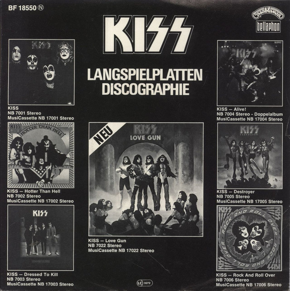 Kiss Christine Sixteen German 7" vinyl single (7 inch record / 45)