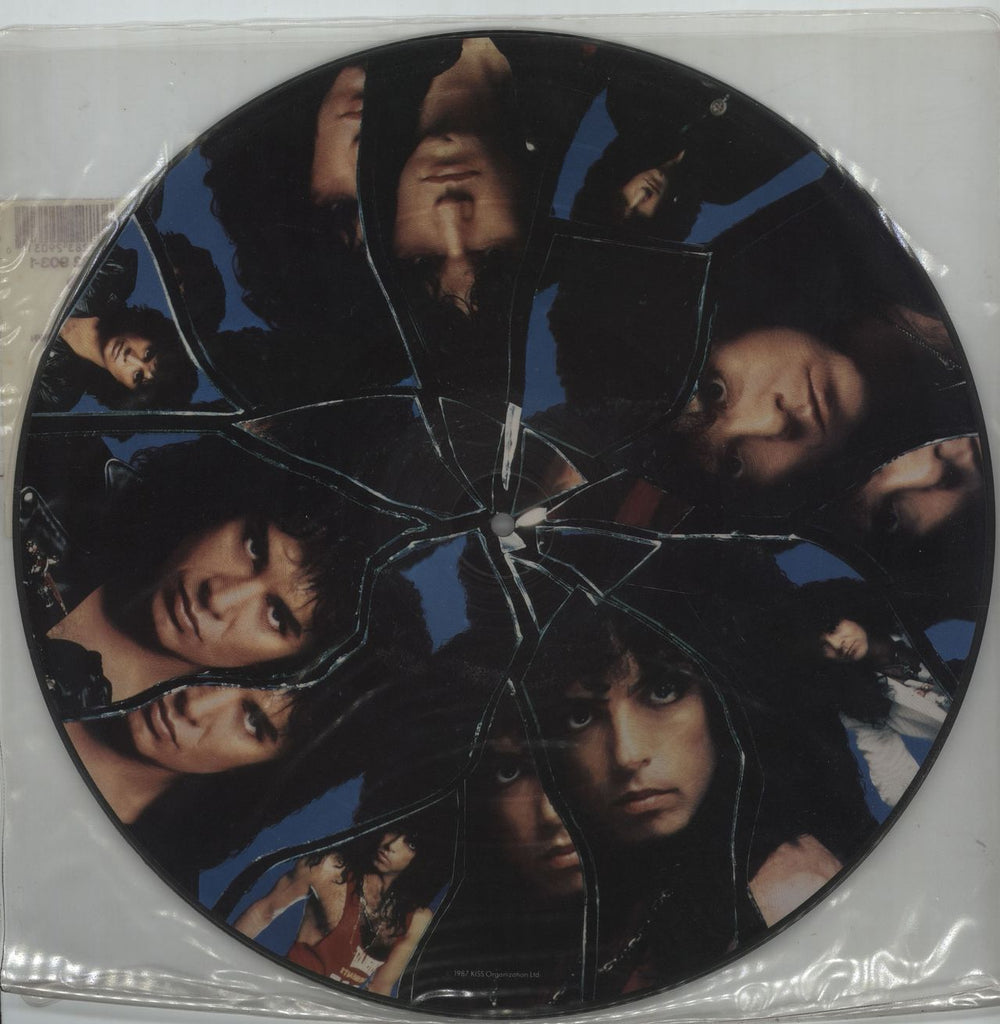 Kiss Crazy Nights UK picture disc LP (vinyl picture disc album) KISPDCR14375