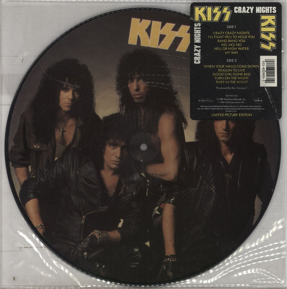 Kiss Crazy Nights US picture disc LP (vinyl picture disc album) 8329031Q1