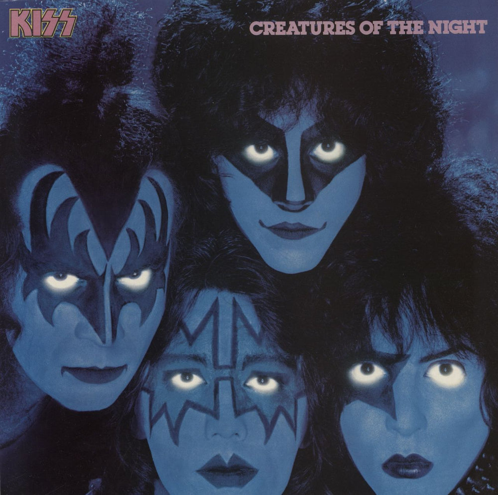 Kiss Creatures Of The Night - Casablanca Label UK vinyl LP album (LP record) CANL4