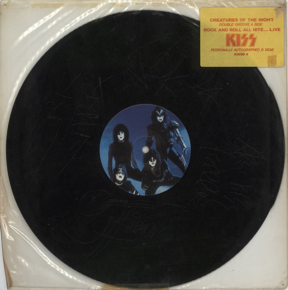 Kiss Creatures Of The Night - EX UK 12" vinyl single (12 inch record / Maxi-single) KISSD4