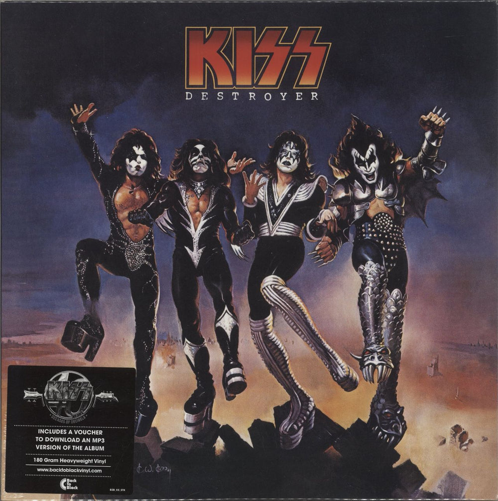 Kiss Destroyer UK vinyl LP album (LP record) 06025376582-6 (8)