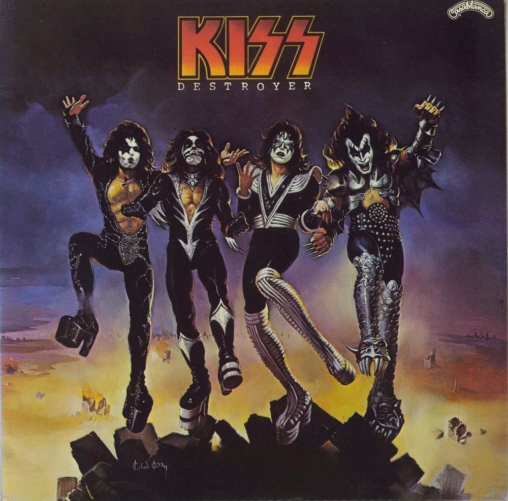 Kiss Destroyer UK vinyl LP album (LP record) CAL2009