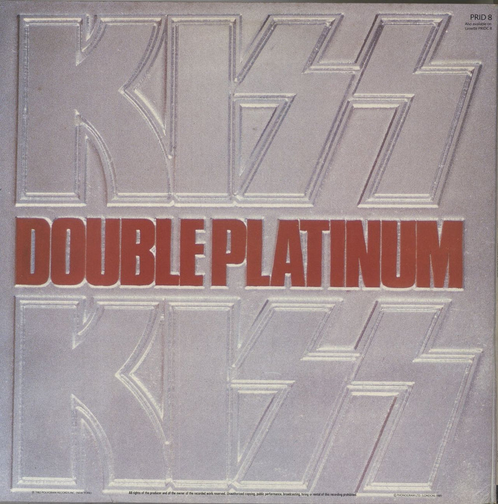 Kiss Double Platinum - EX UK 2-LP vinyl record set (Double LP Album) PRID8