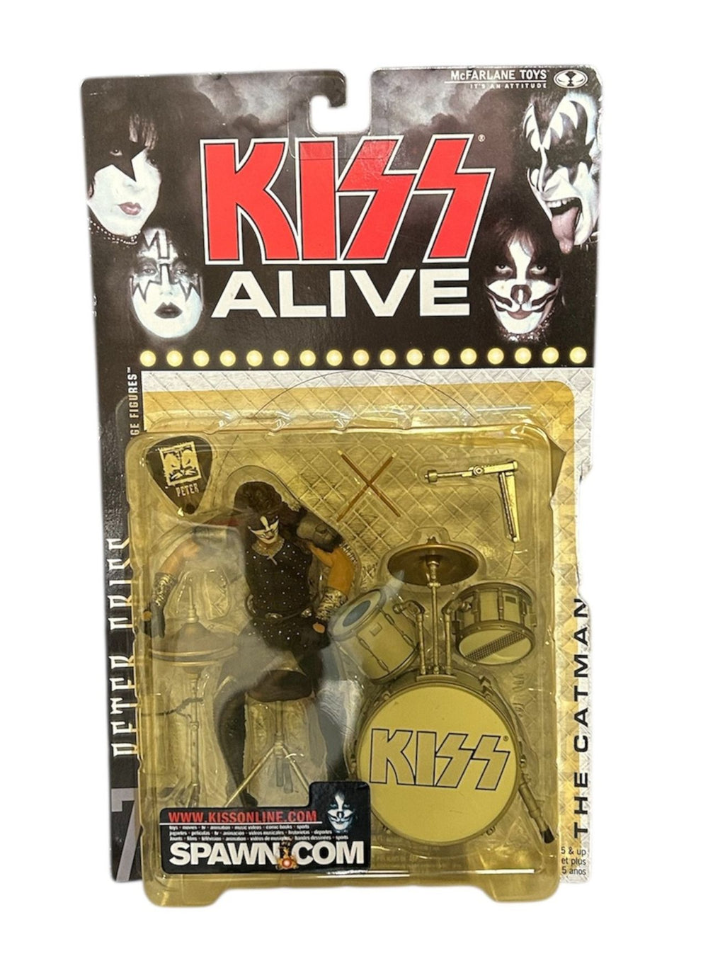 Kiss Kiss Alive Figure - Peter Criss US Toy TOY