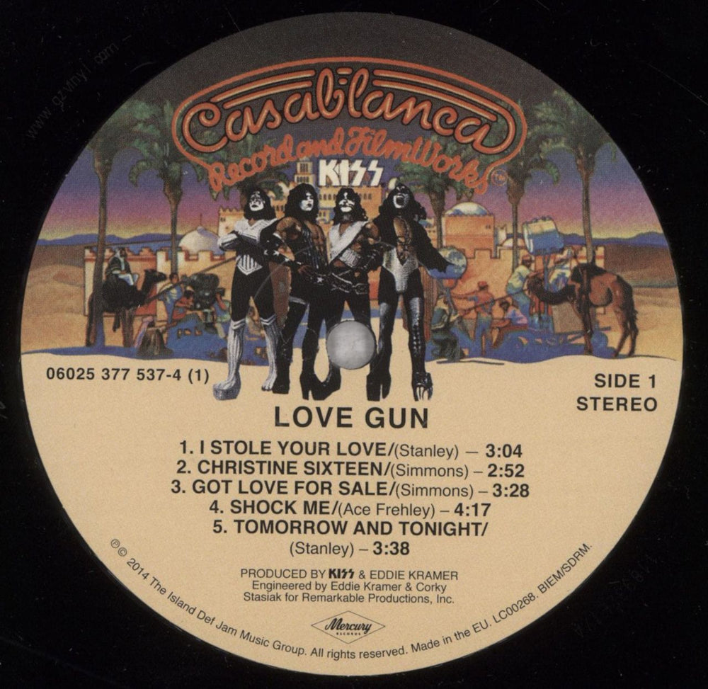 Kiss Love Gun US vinyl LP album (LP record) KISLPLO843942