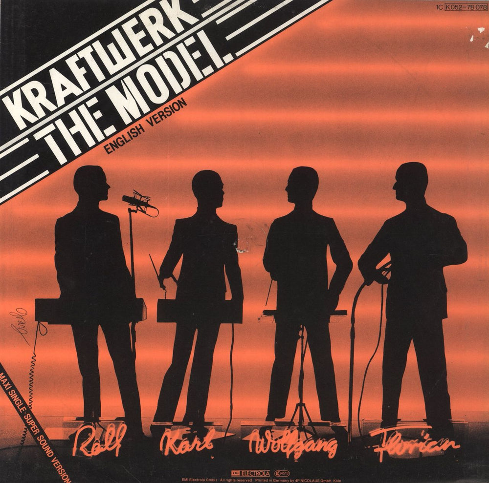 Kraftwerk Das Model - 2-track - EX German 12" vinyl single (12 inch record / Maxi-single)