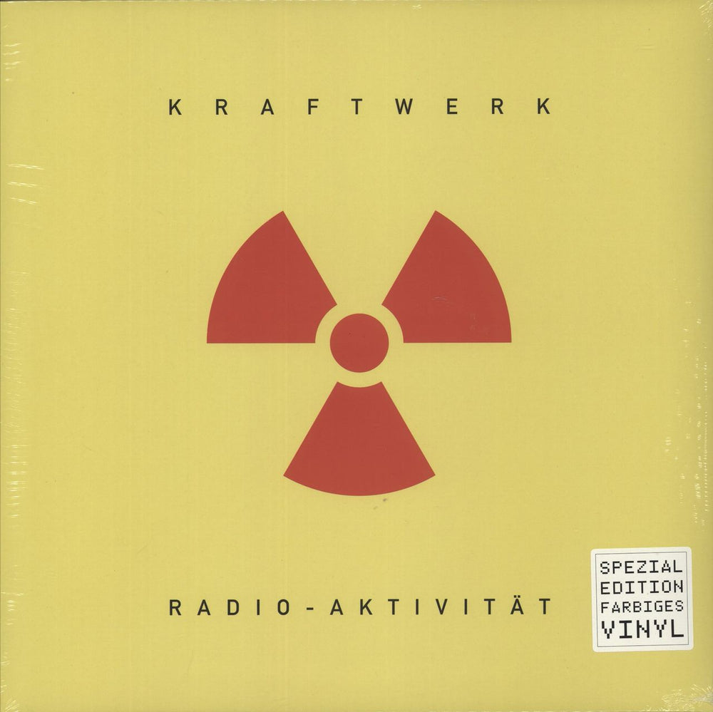 Kraftwerk Radio-Aktivität - 180gm Yellow Translucent Vinyl German vinyl LP album (LP record) 5099969958717