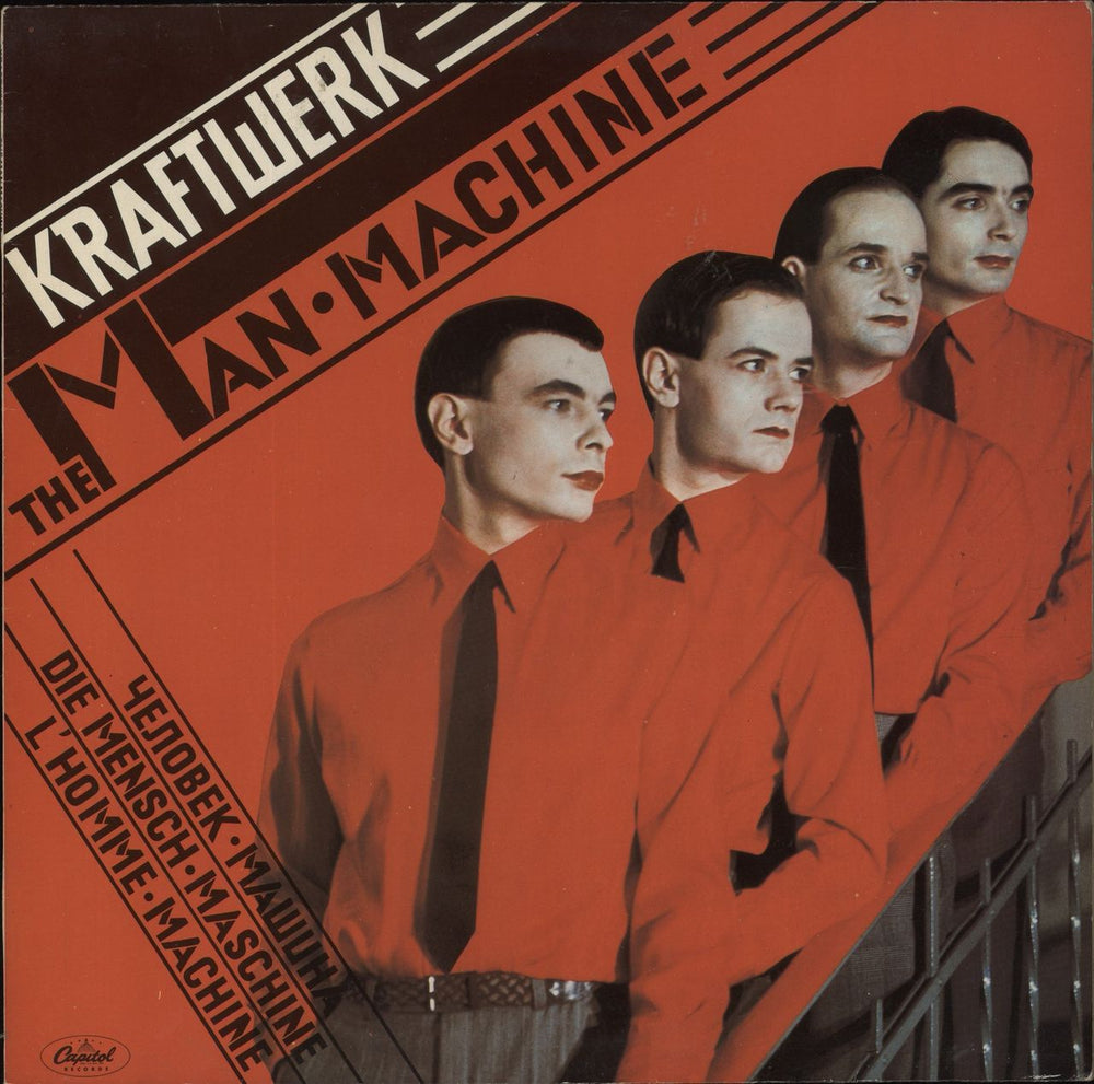 Kraftwerk The Man Machine Dutch vinyl LP album (LP record) 062-85444