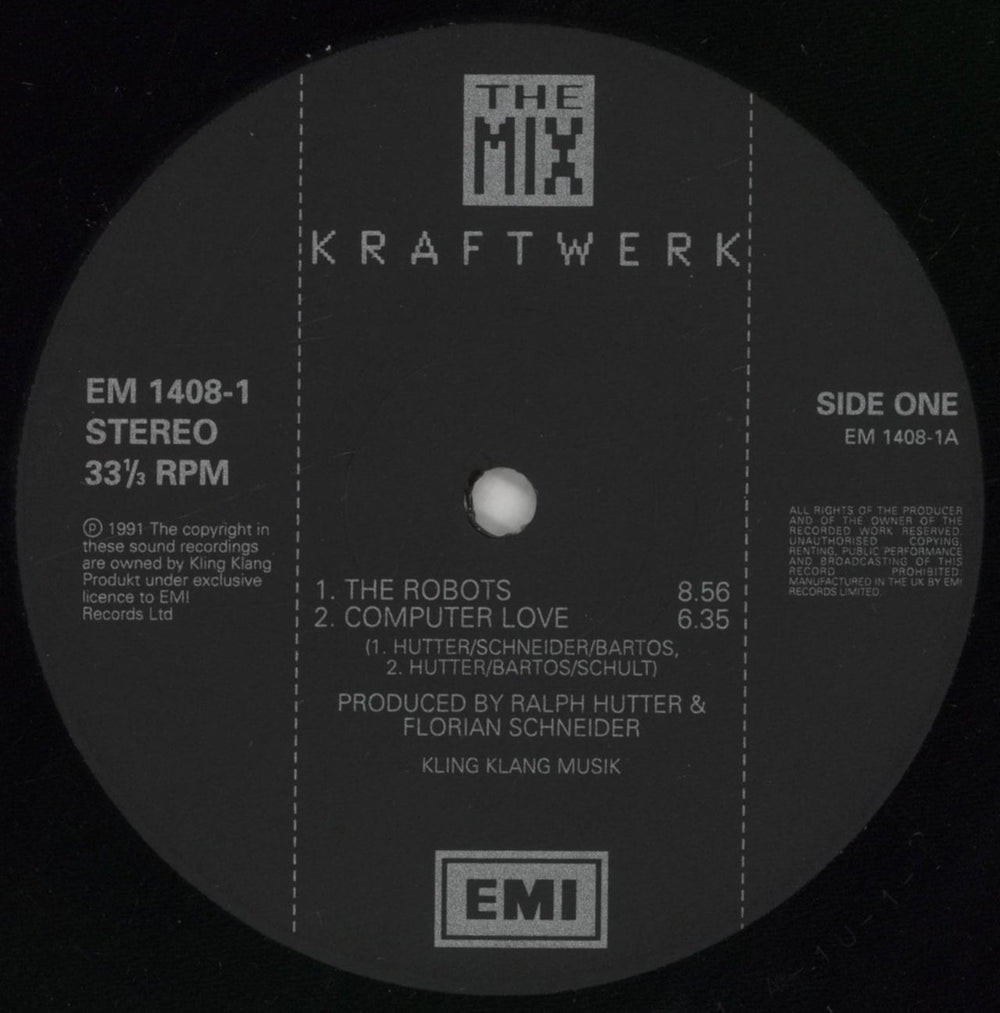 Kraftwerk The Mix - VG UK 2-LP vinyl record set (Double LP Album) KRA2LTH859289