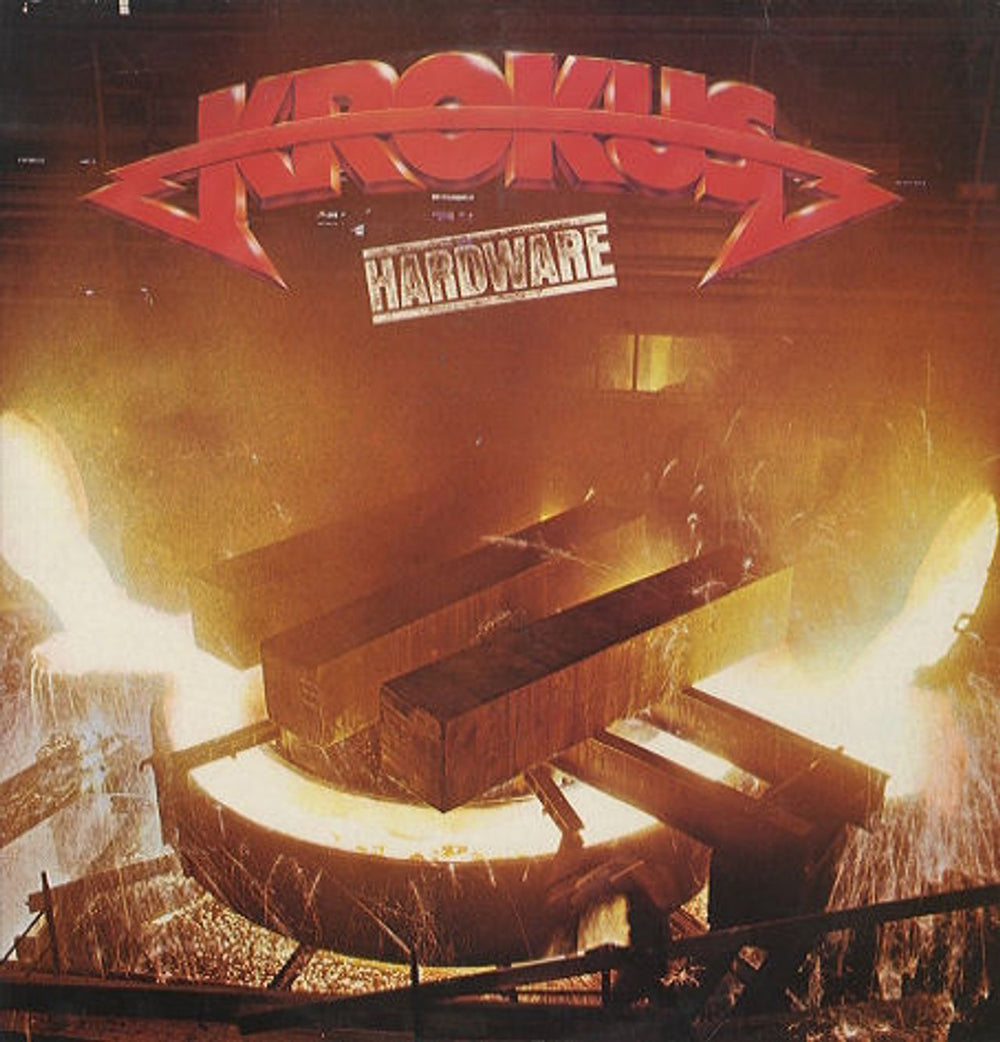 Krokus Hardware UK vinyl LP album (LP record) ARL5064