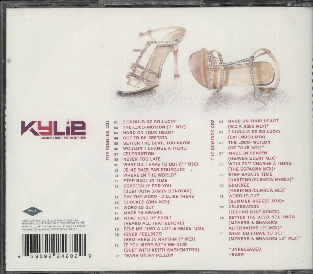 Kylie Minogue Greatest Hits UK 2 CD album set (Double CD) 638592246829