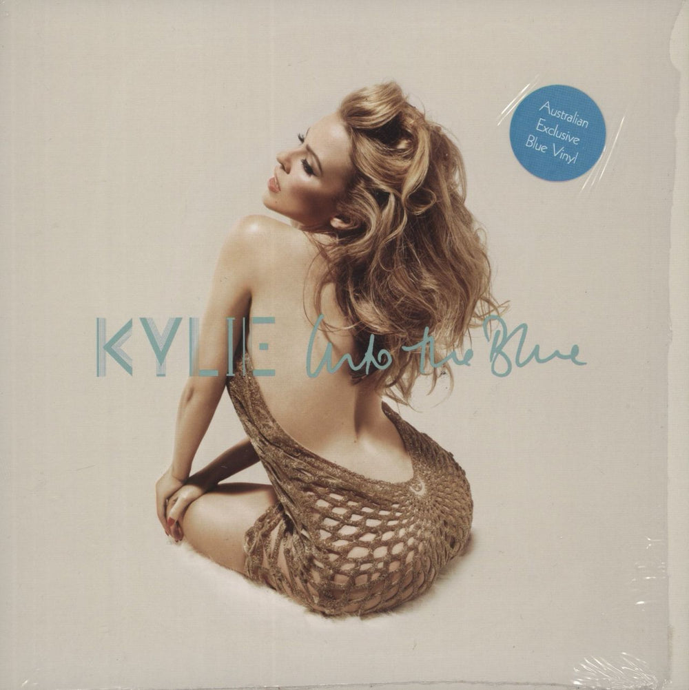 Kylie Minogue Into The Blue - Blue Vinyl Australian 7&quot; vinyl single (7 inch record / 45) 5419612011