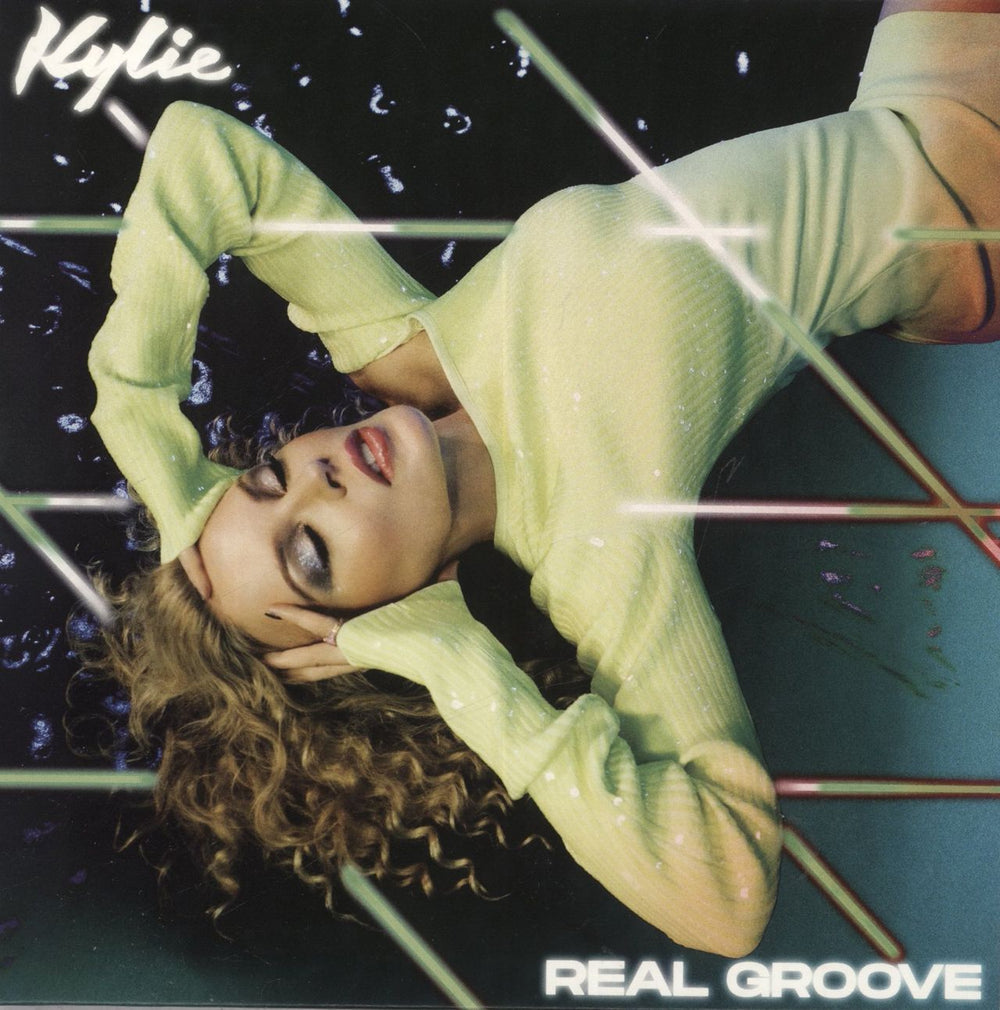 Kylie Minogue Real Groove - Green Vinyl UK 7" vinyl single (7 inch record / 45) 538669601