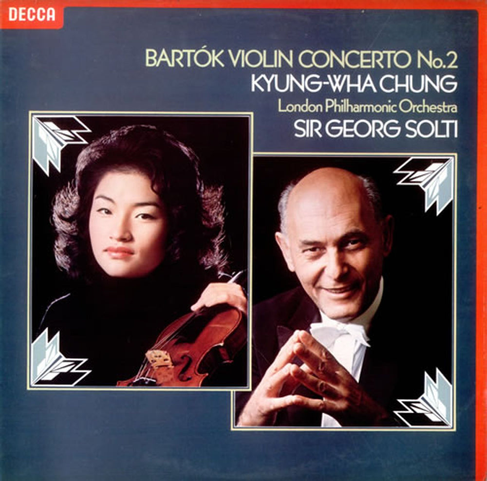 Kyung-Wha Chung Bartók: Violin Concerto No. 2 UK vinyl LP album (LP record) SXL6802