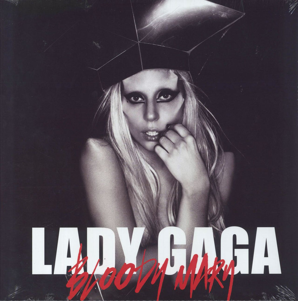 Lady Gaga Bloody Mary - Black Etched Vinyl - Sealed UK 12" vinyl single (12 inch record / Maxi-single) 00602455838575