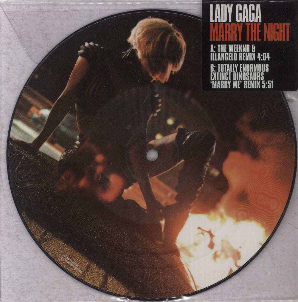 Lady Gaga Marry The Night - Sealed UK 7" vinyl picture disc (7 inch picture disc single) 252789