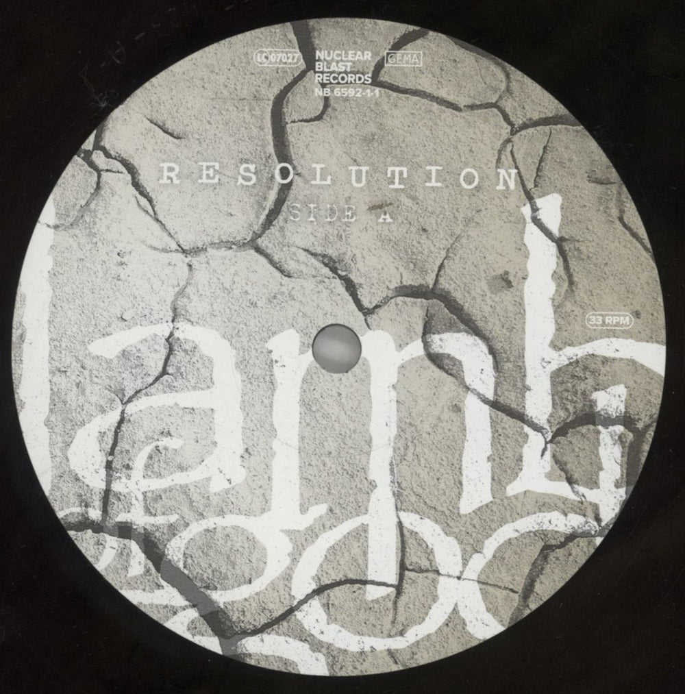 Lamb Of God Resolution - Naturel Black Marbled Vinyl UK 2-LP vinyl record set (Double LP Album) LGM2LRE857039