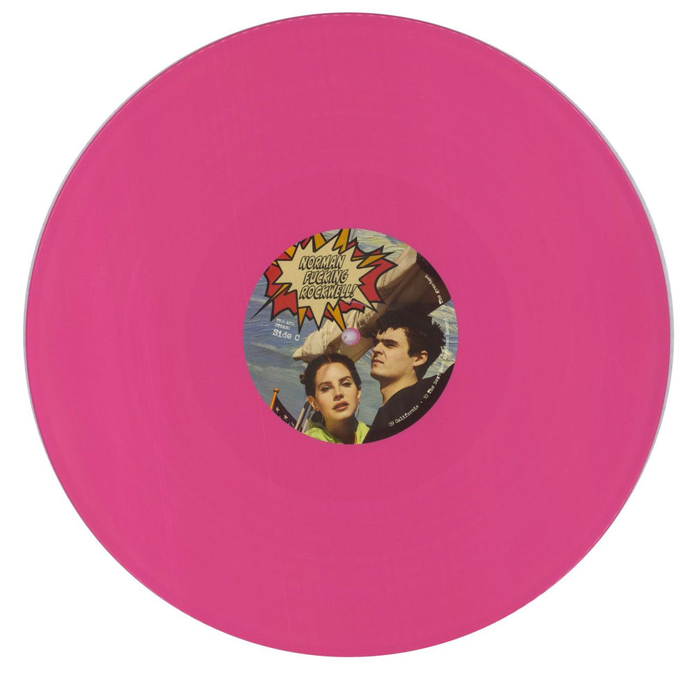 Lana Del Rey Norman F*cking Rockwell! - Pink Vinyl US 2-LP vinyl record set (Double LP Album) 602508068348