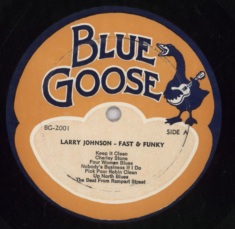 Larry Johnson Fast & Funky US vinyl LP album (LP record) 4K0LPFA837205