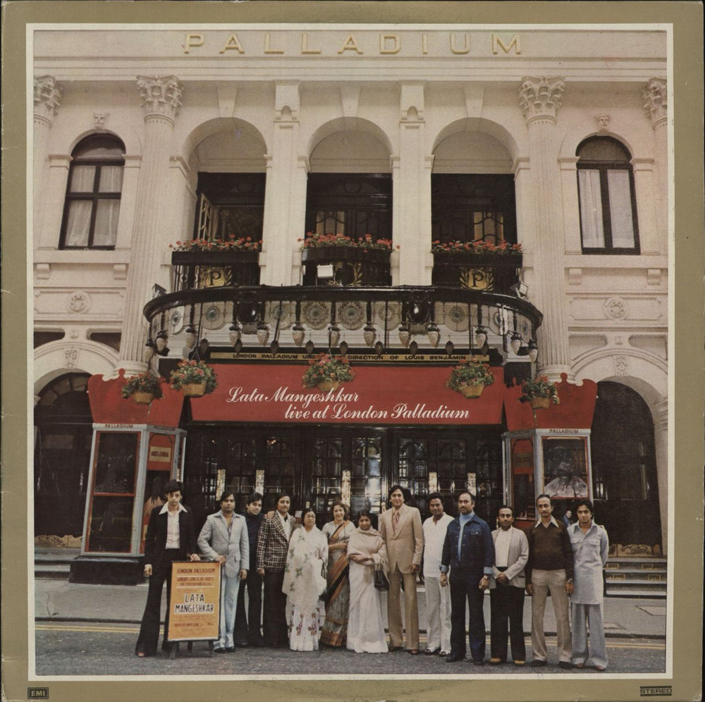Lata Mangeshkar Live At The London Palladium Indian 2-LP vinyl record set (Double LP Album) ECSD5687/5688