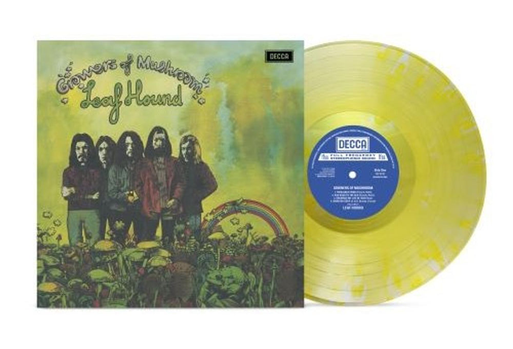 Leaf Hound Growers Of Mushroom - Splatter Cloudy Yellow vinyl - RSD 2024 - Sealed UK vinyl LP album (LP record) LFHLPGR834329