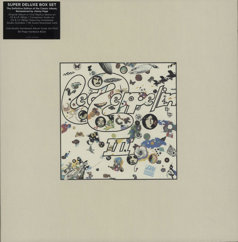 Led Zeppelin Led Zeppelin III Super Deluxe - Numbered - Sealed UK Vinyl Box Set 8122796435