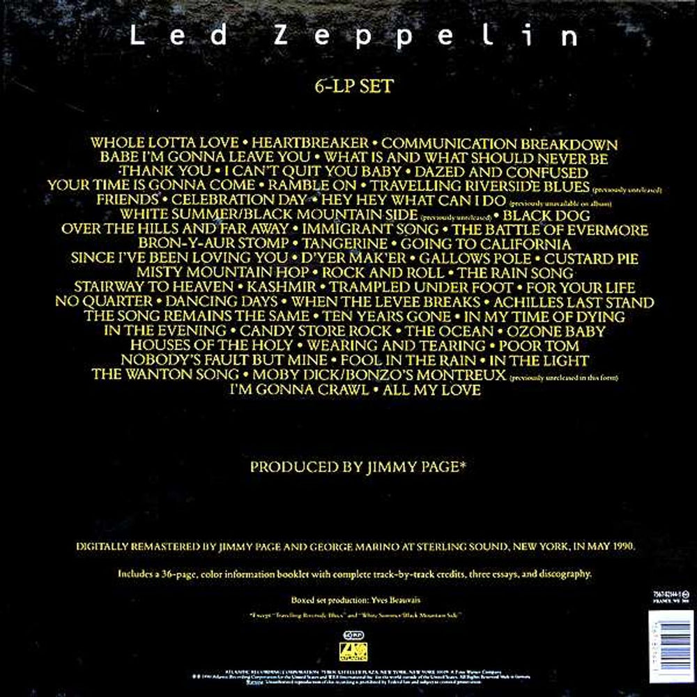 Led Zeppelin Led Zeppelin Remastered German Vinyl Box Set ZEPVXLE307879