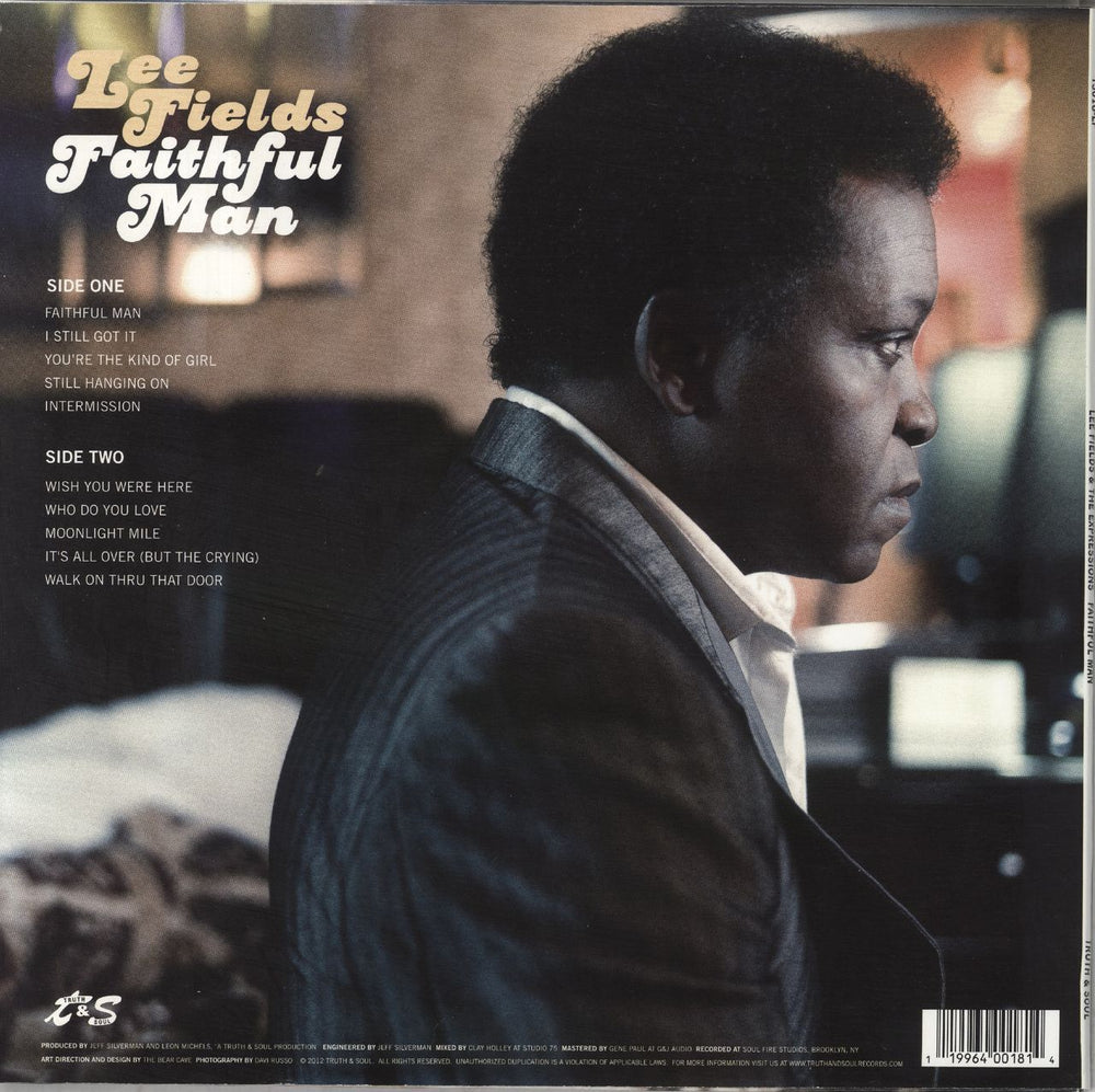 Lee Fields Faithful Man US vinyl LP album (LP record) 119964001814