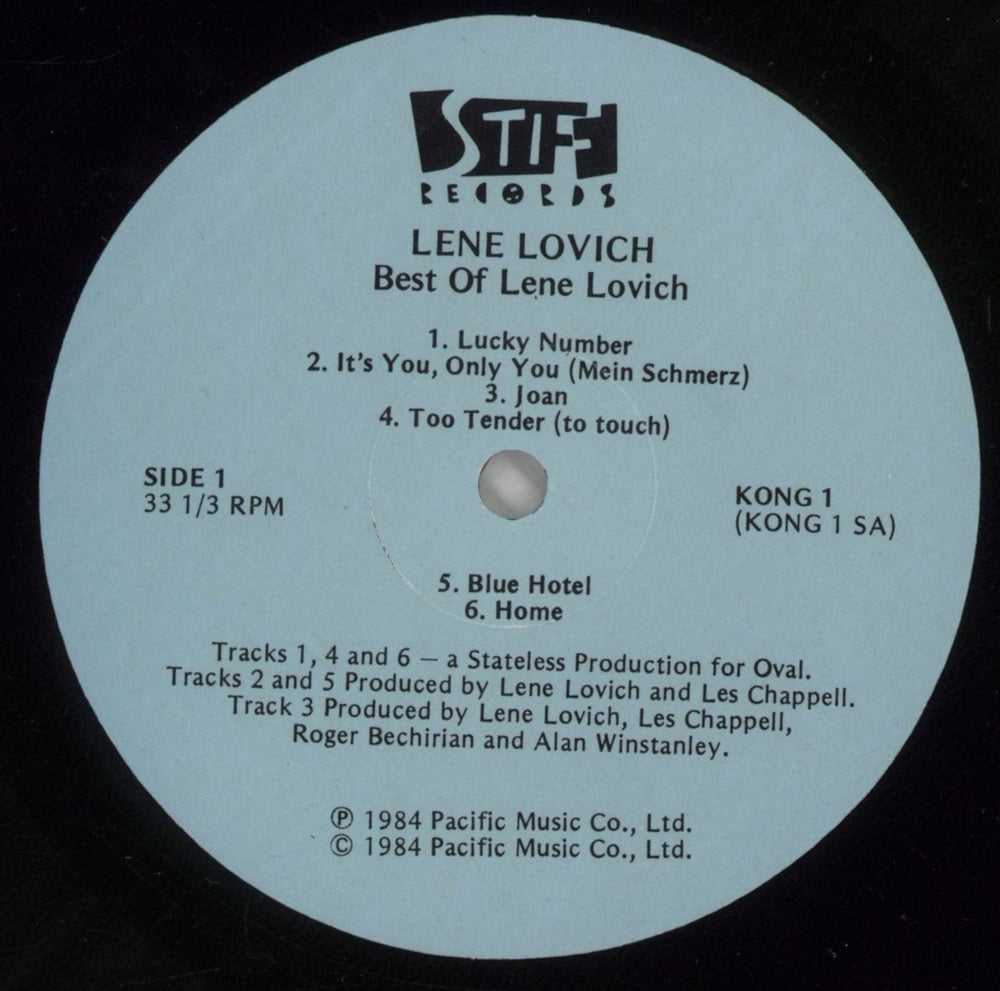 Lene Lovich The Hong Kong Collection Hong Kong vinyl LP album (LP record) LLVLPTH874976