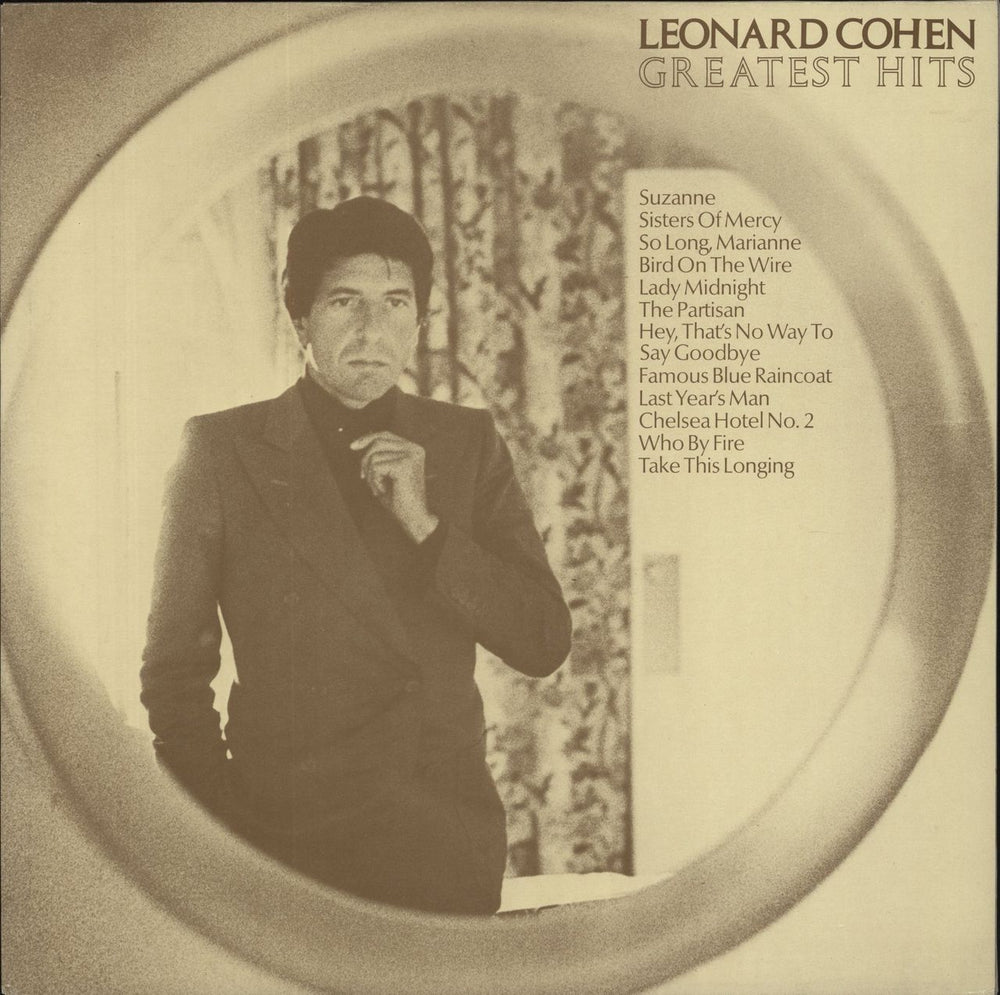 Leonard Cohen Greatest Hits Dutch vinyl LP album (LP record) CBS32644