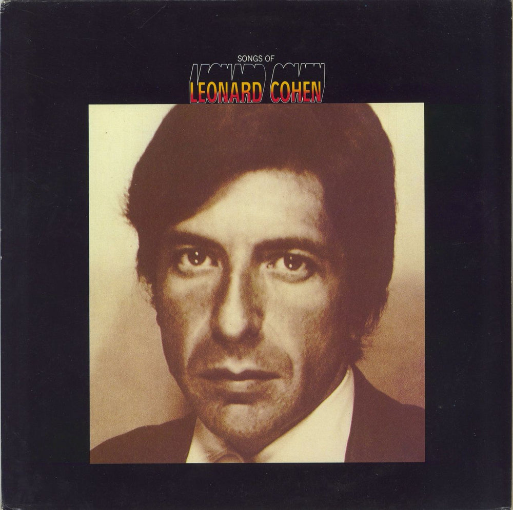 Leonard Cohen Songs Of Leonard Cohen - red label Dutch vinyl LP album (LP record) 63241