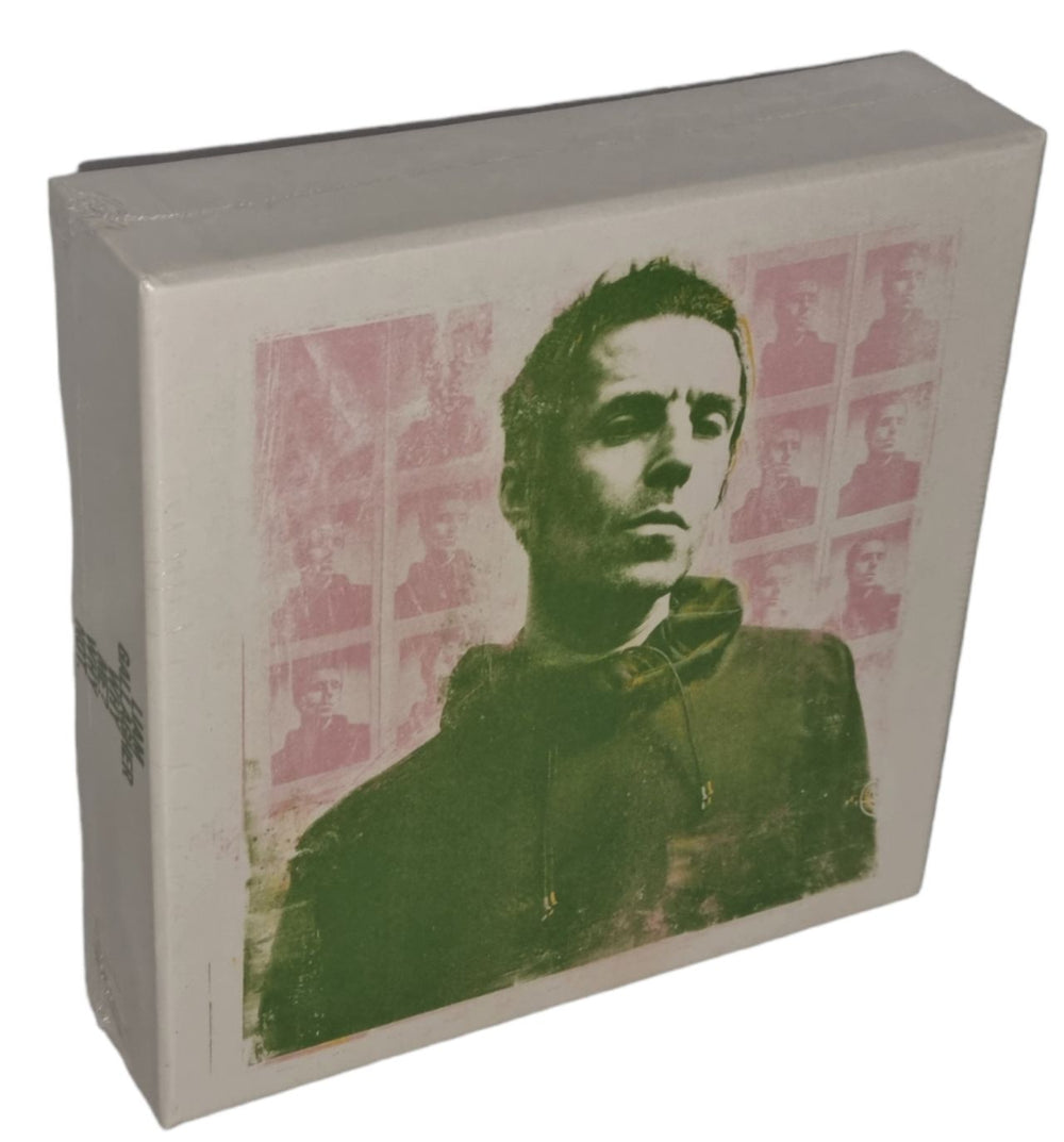 Liam Gallagher Why Me? Why Not? - 14 x 7" White Vinyl - Sealed UK 7" single box set 0190295192600