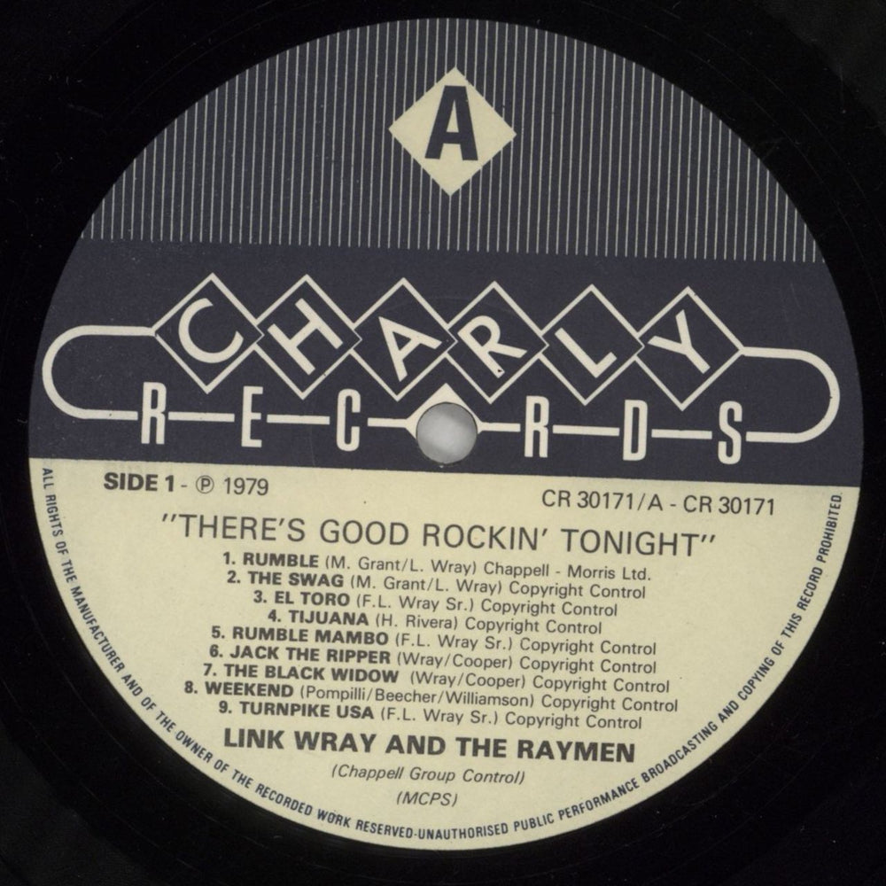 Link Wray Rock 'N' Roll 'N' Rumble UK vinyl LP album (LP record) INKLPRO425068