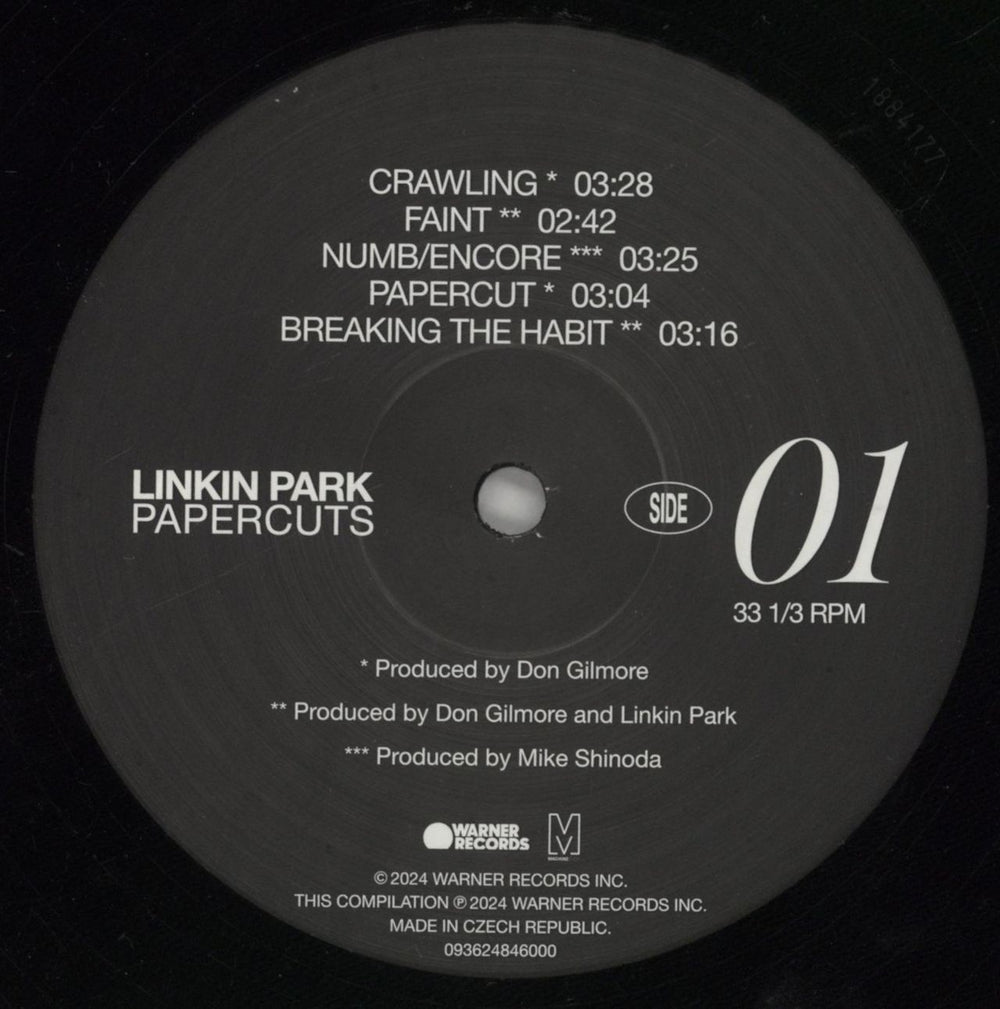 Linkin Park Papercuts - Black Vinyl UK 2-LP vinyl record set (Double LP Album) LKP2LPA860277