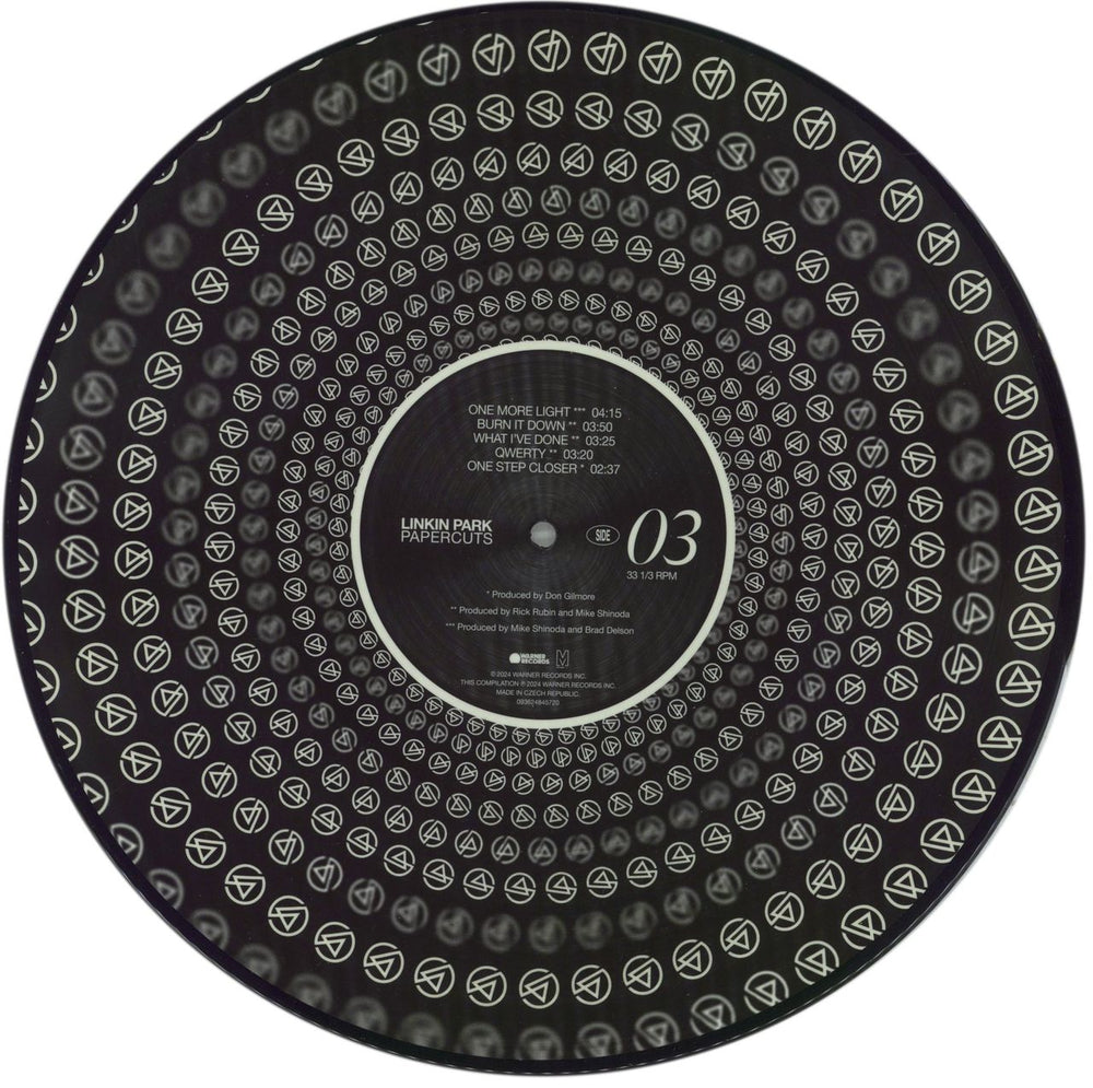 Linkin Park Papercuts - Zoetrope UK picture disc LP (vinyl picture disc album)