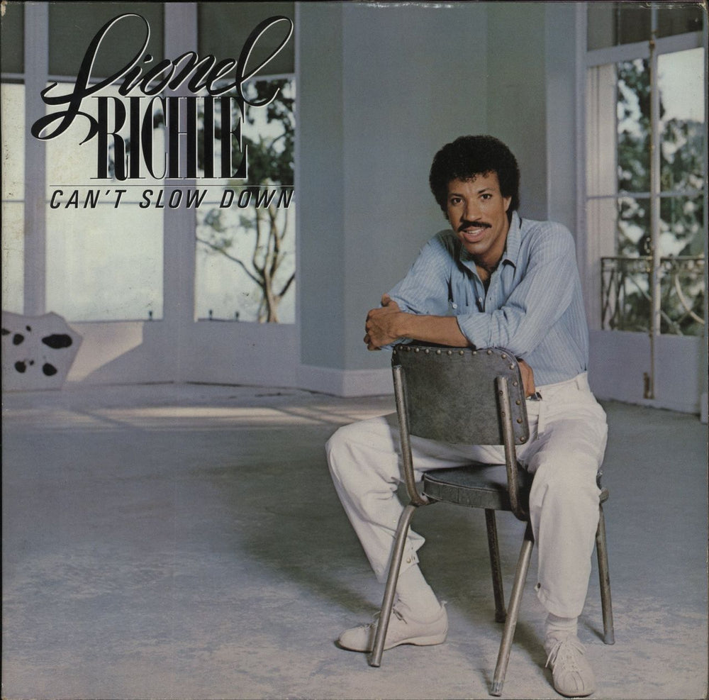Lionel Richie Can't Slow Down - EX UK vinyl LP album (LP record) STMA8041