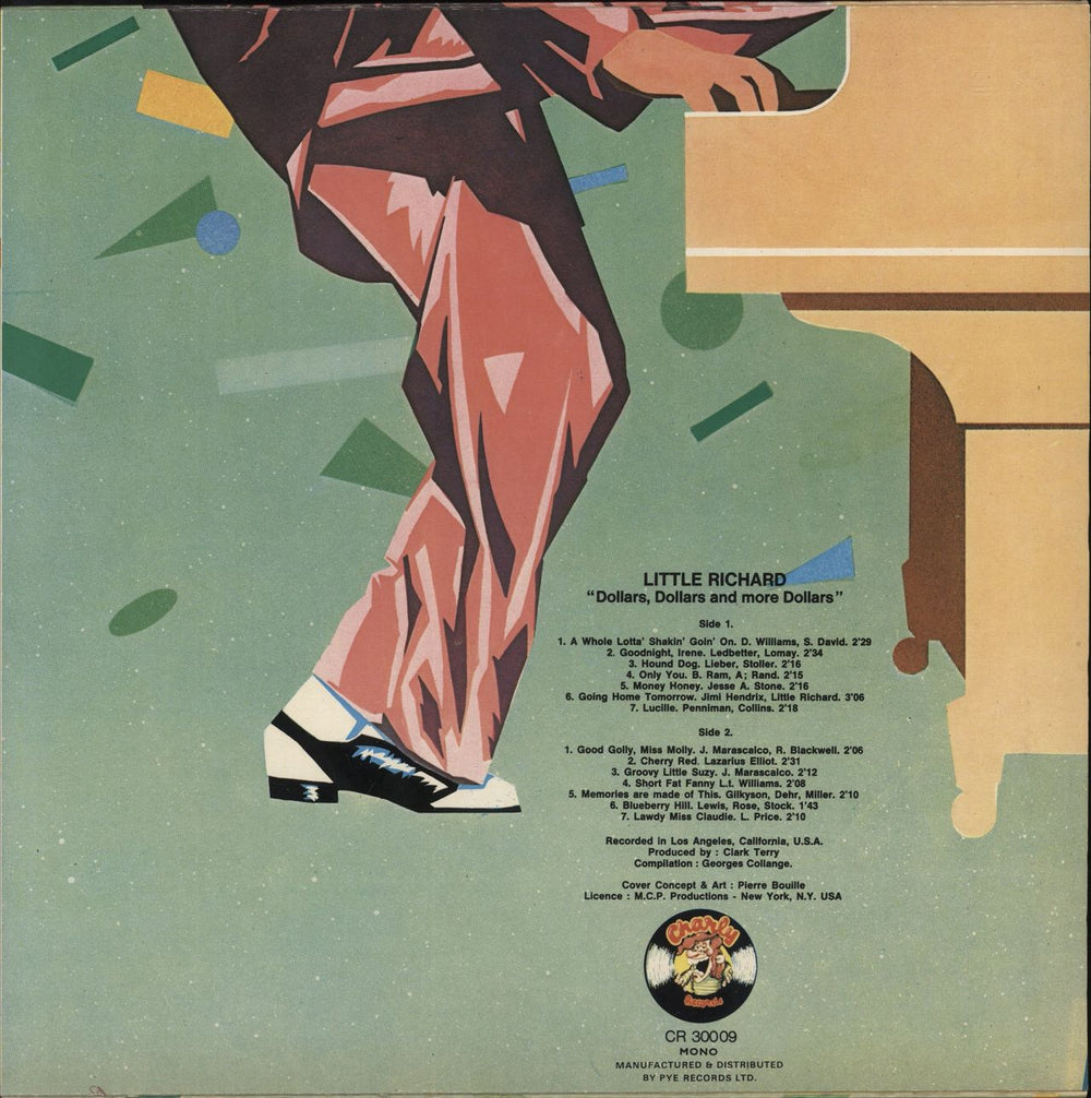 Little Richard Dollars, Dollars And More Dollars UK vinyl LP album (LP record)