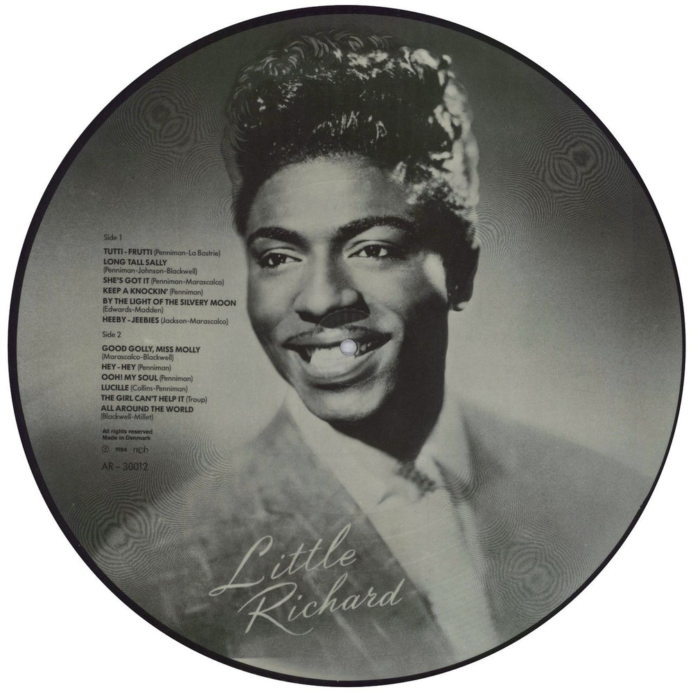 Little Richard Little Richard And His Band Danish picture disc LP (vinyl picture disc album)